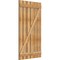 Ekena Millwork Spaced Board-n-Batten Shutters w/Z-Bar, Rough Sawn Western Red Cedar, 34 3/4W x 62H, PR RBS06Z35X062RWR - alternate 4